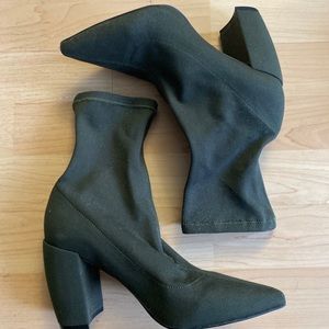 Heels with sock like